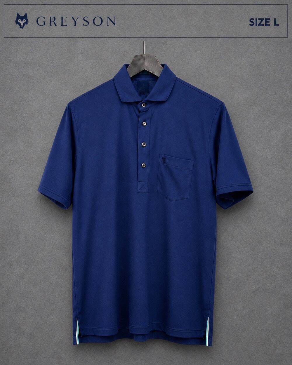 Greyson Navy Performance Polo Mens Large NWOT